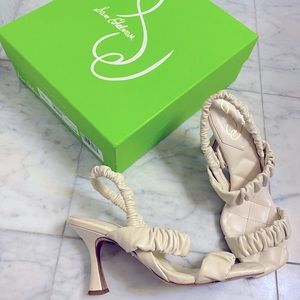 Ivory puff sandal